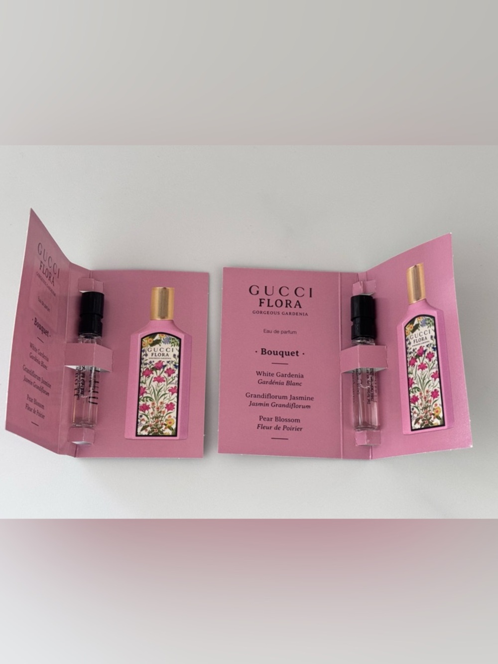 Gucci Flora Gorgeous Gardenia Mini Version Plus Sample X2 - Picture 2 of 4
